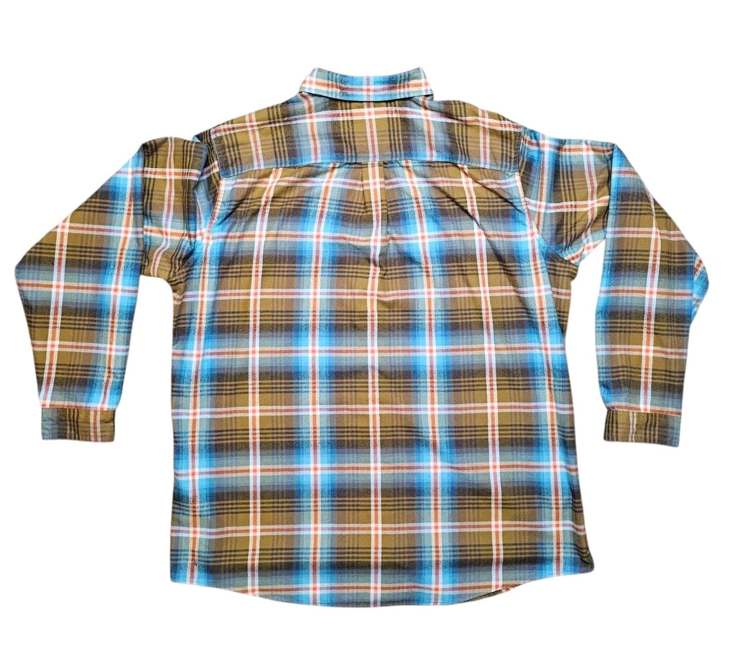 EDDIE BAUER CLASSIC FIT PLAID TRAVELER BUTTON UP SHIRT MENS SZ T2XL - Thumbnail 4