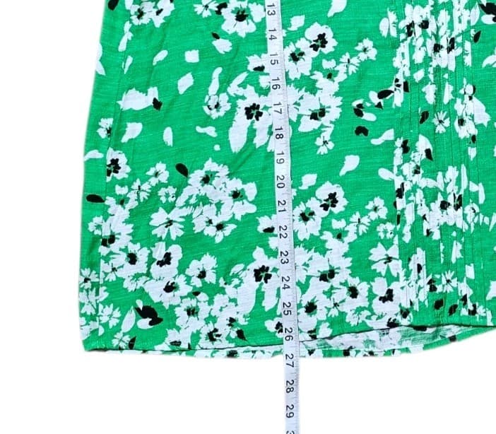 Simply Vera Wang Green Floral Print Sleeveless Tank Top Womans Size Xl - Thumbnail 8