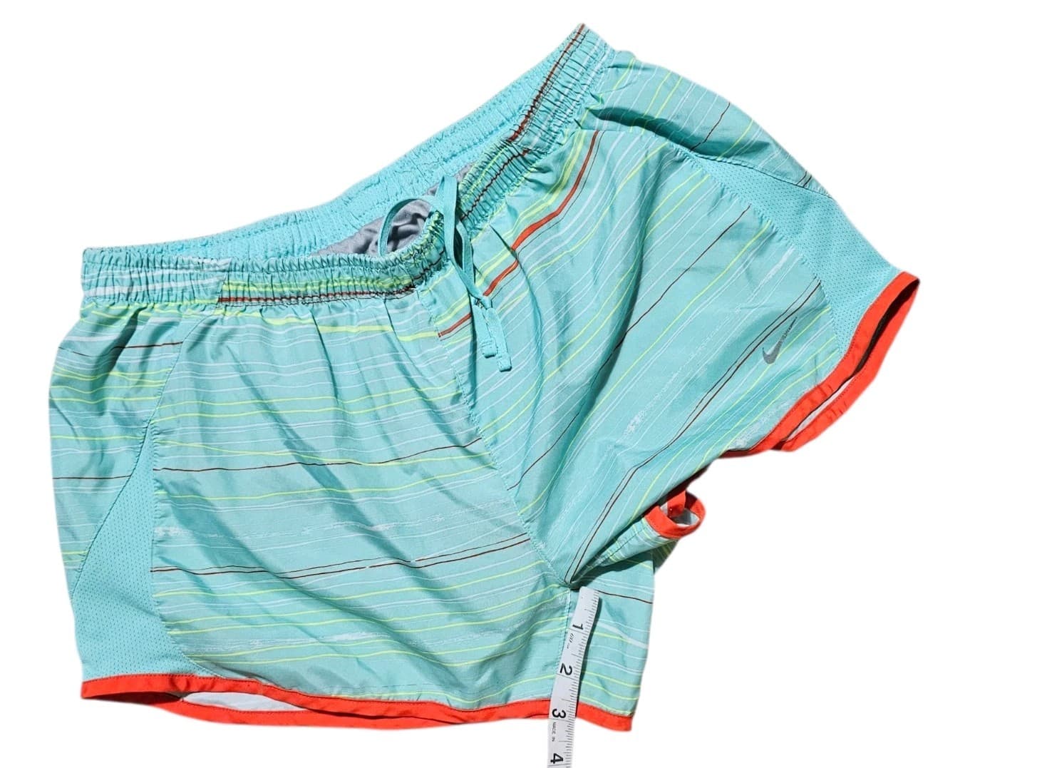 NIKE DRI-FIT Women’s Athletic Gym Workout Running Shorts Light Teal Size Small - Thumbnail 7