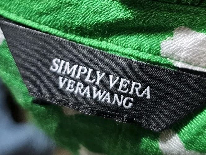 Simply Vera Wang Green Floral Print Sleeveless Tank Top Womans Size Xl - Thumbnail 10