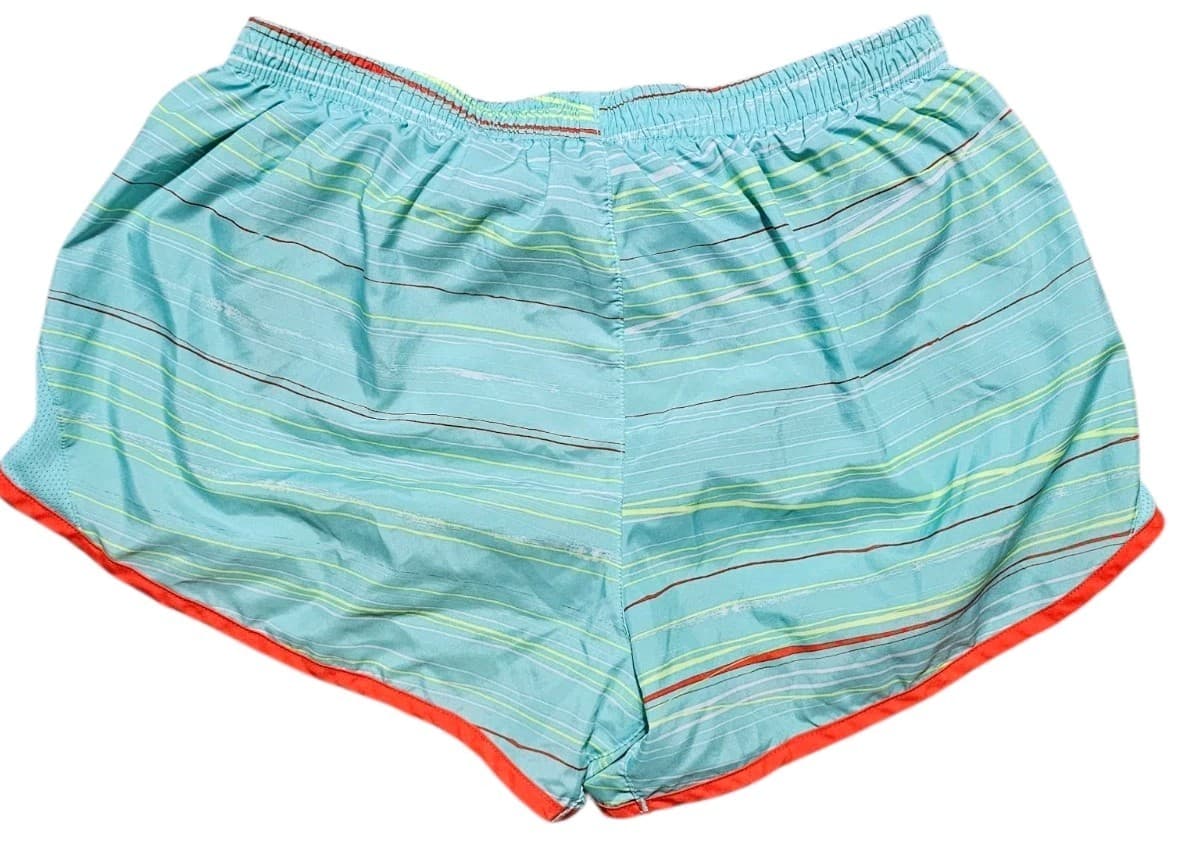 NIKE DRI-FIT Women’s Athletic Gym Workout Running Shorts Light Teal Size Small - Thumbnail 6