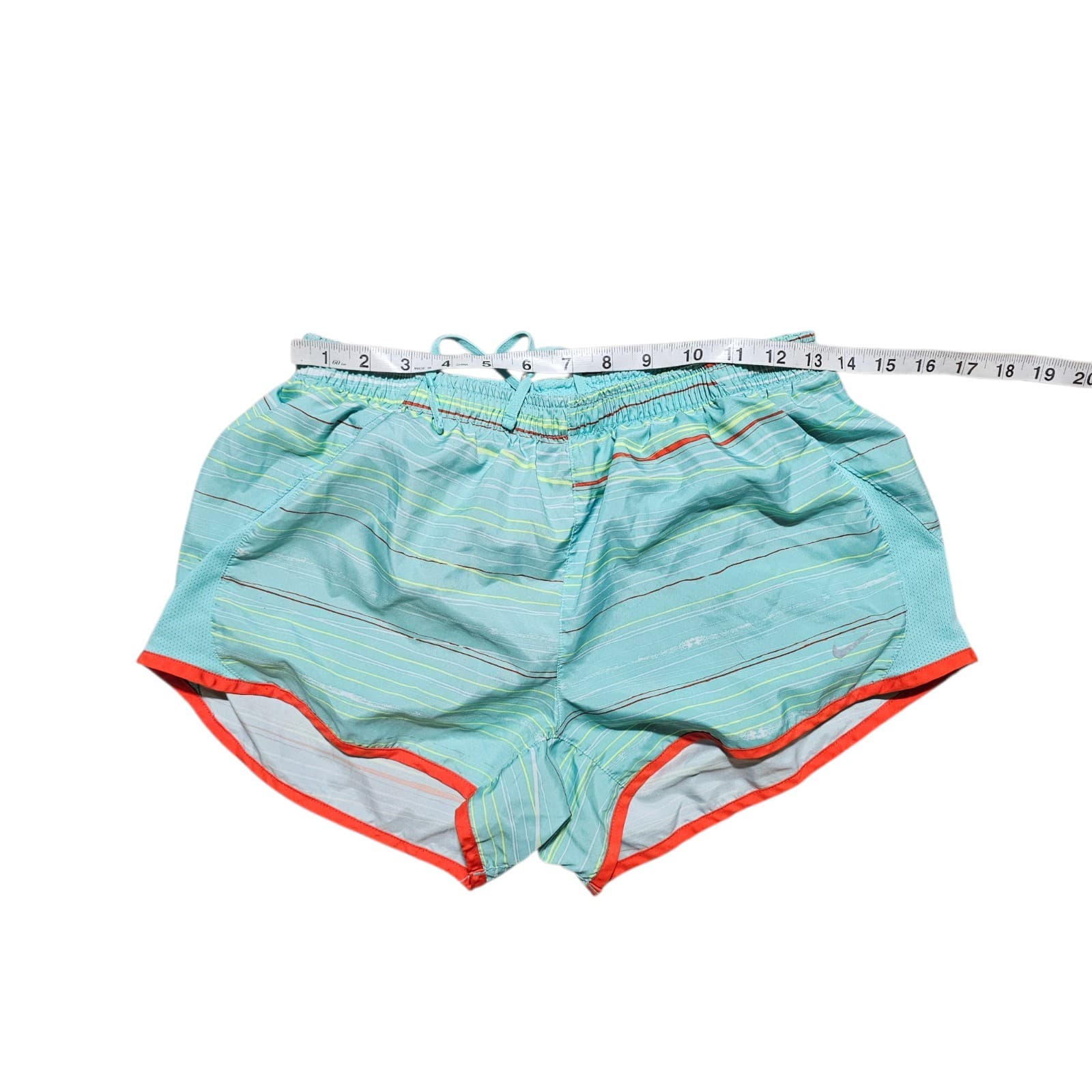 NIKE DRI-FIT Women’s Athletic Gym Workout Running Shorts Light Teal Size Small - Thumbnail 8