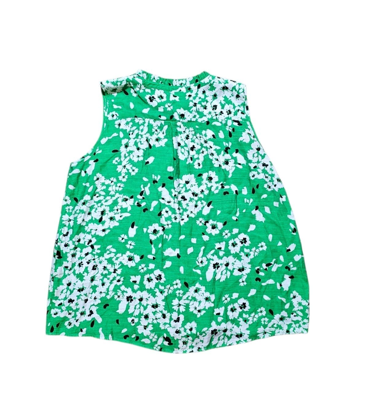 Simply Vera Wang Green Floral Print Sleeveless Tank Top Womans Size Xl - Thumbnail 6
