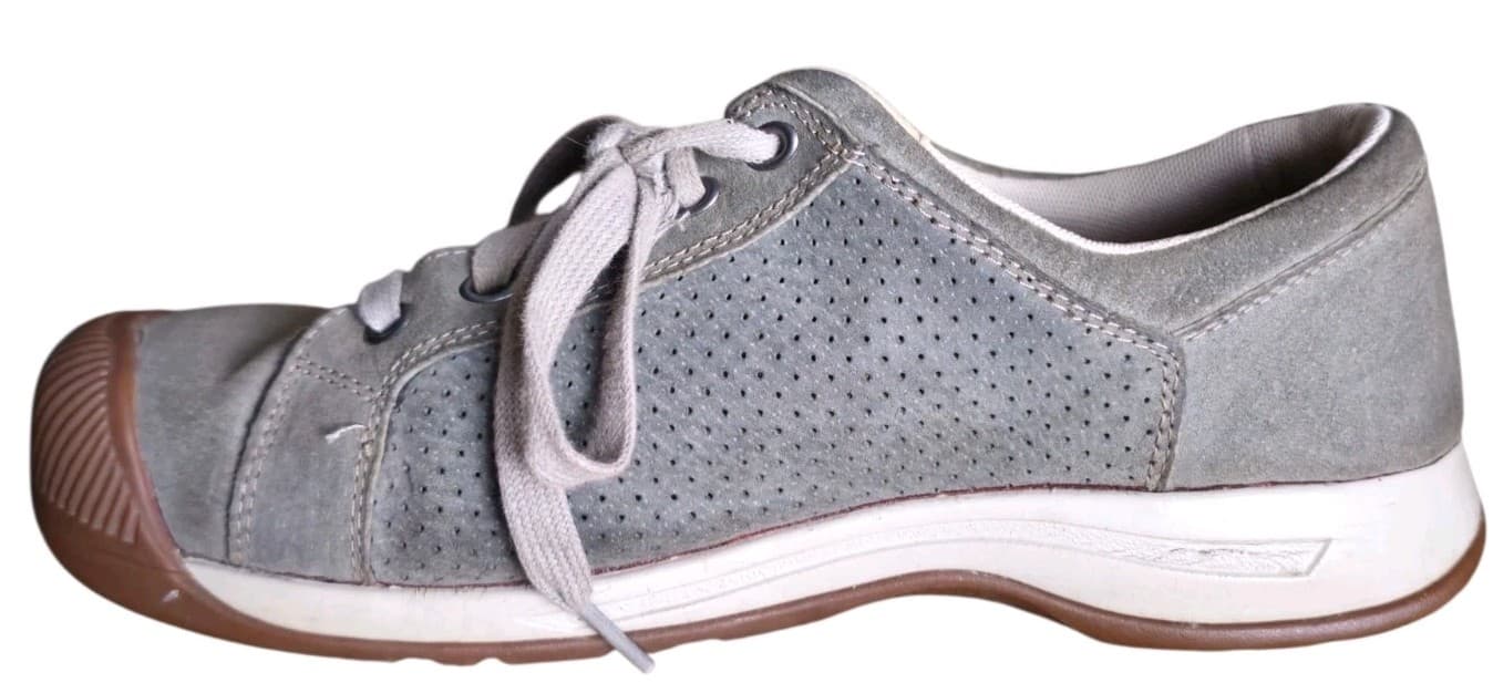 Keen Riesen Lace Women’s Size 9 Gray Leather Shoes - Thumbnail 8