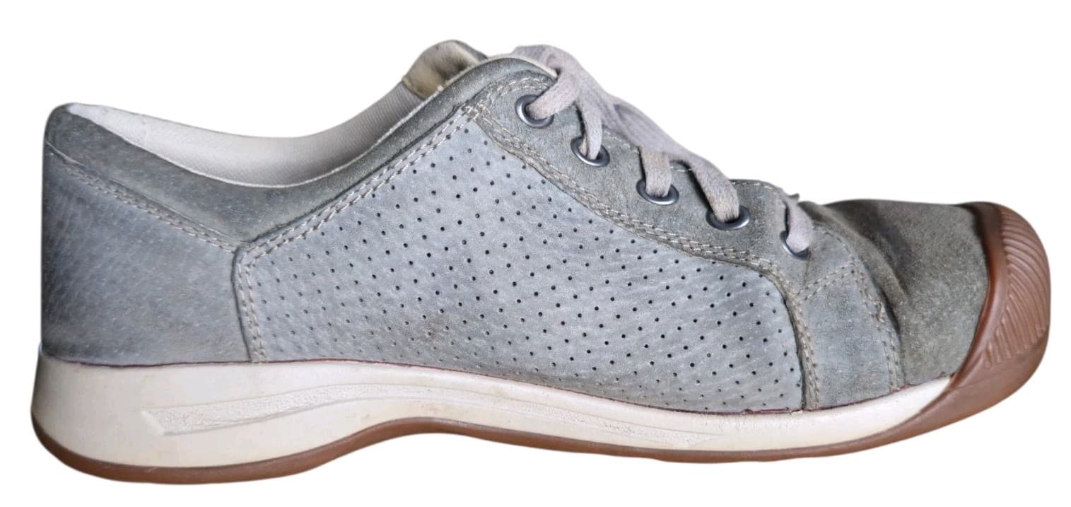 Keen Riesen Lace Women’s Size 9 Gray Leather Shoes - Thumbnail 7