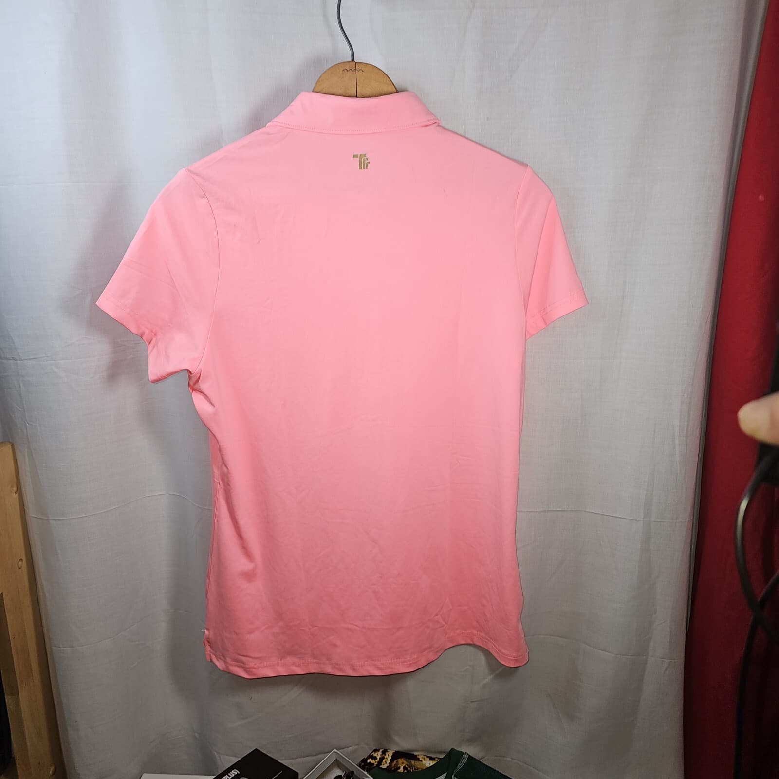 Travels Together With You Woman's Pink Polo Size Small - Thumbnail 8