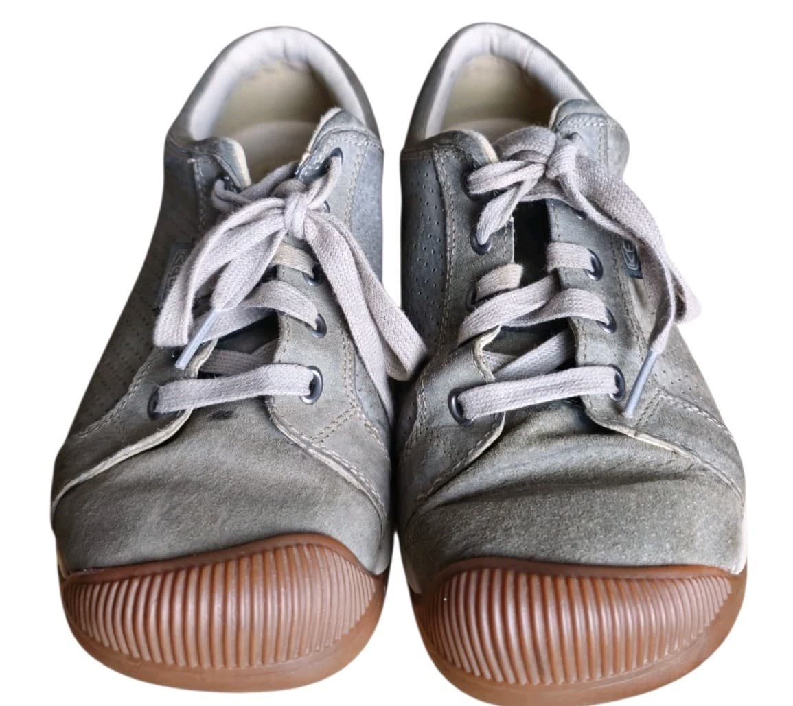Keen Riesen Lace Women’s Size 9 Gray Leather Shoes - Thumbnail 2