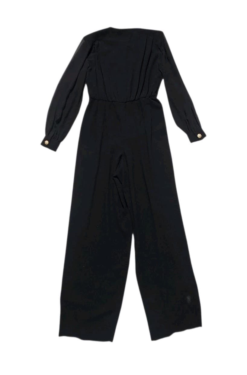 Vintage Liz Claiborne Black Jump Suit Size 8 - Thumbnail 5