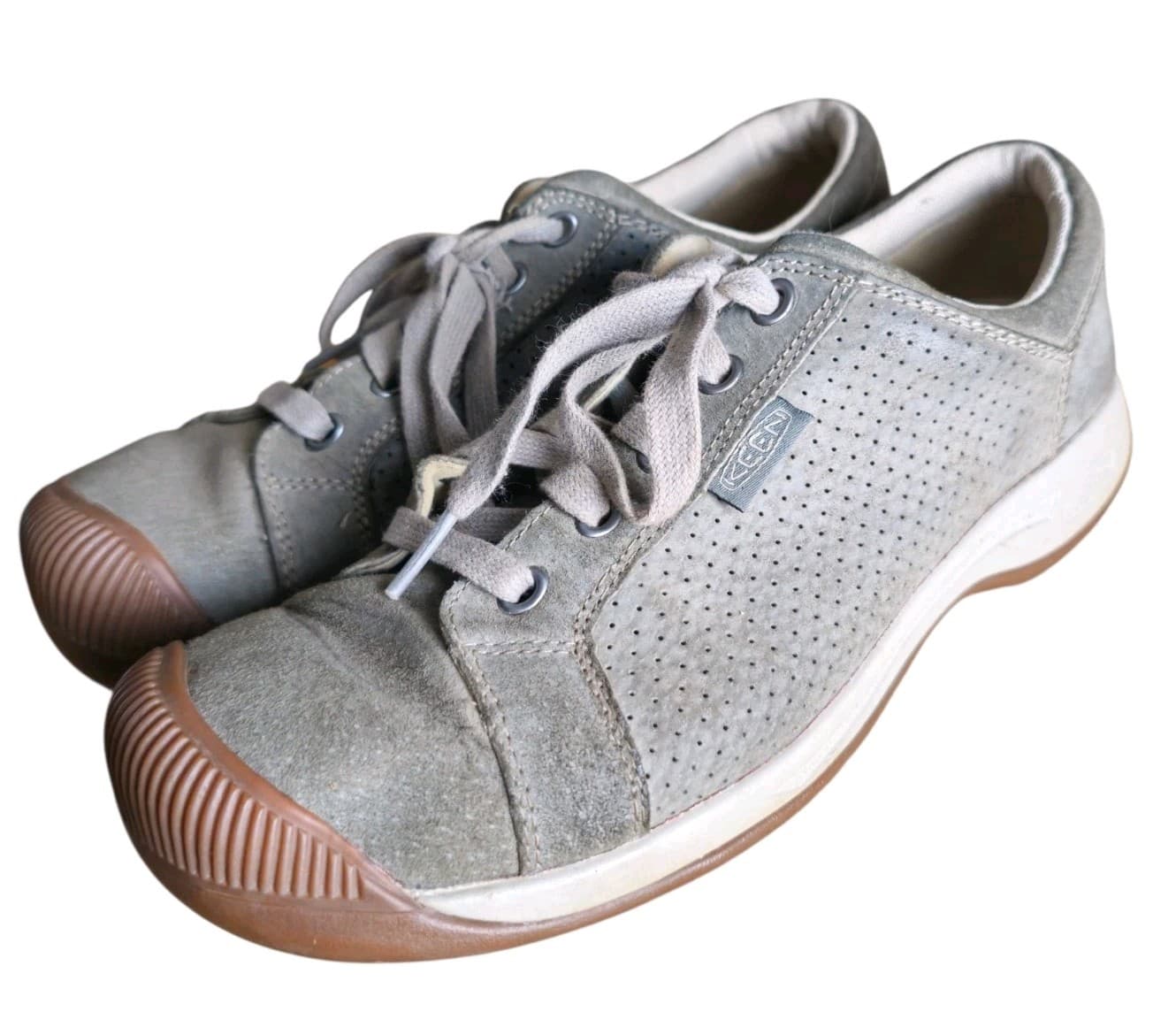 Keen Riesen Lace Women’s Size 9 Gray Leather Shoes