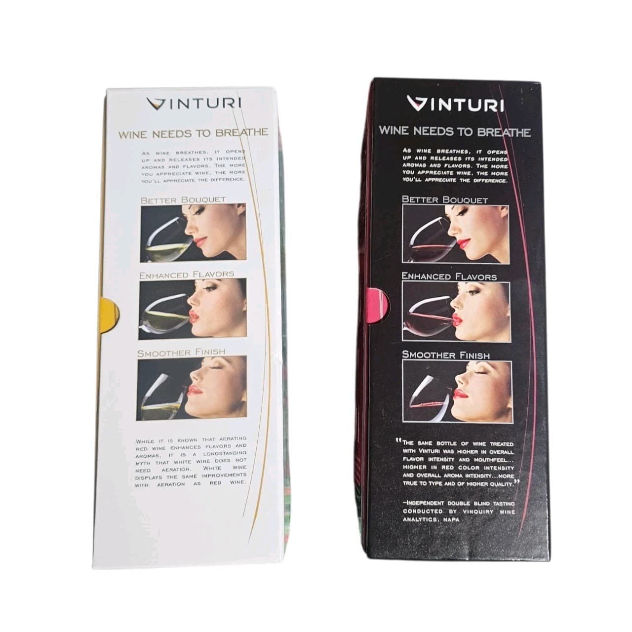 Vinturi Wine Lovers Set Essential Red and White Wine Aerators New - Thumbnail 7