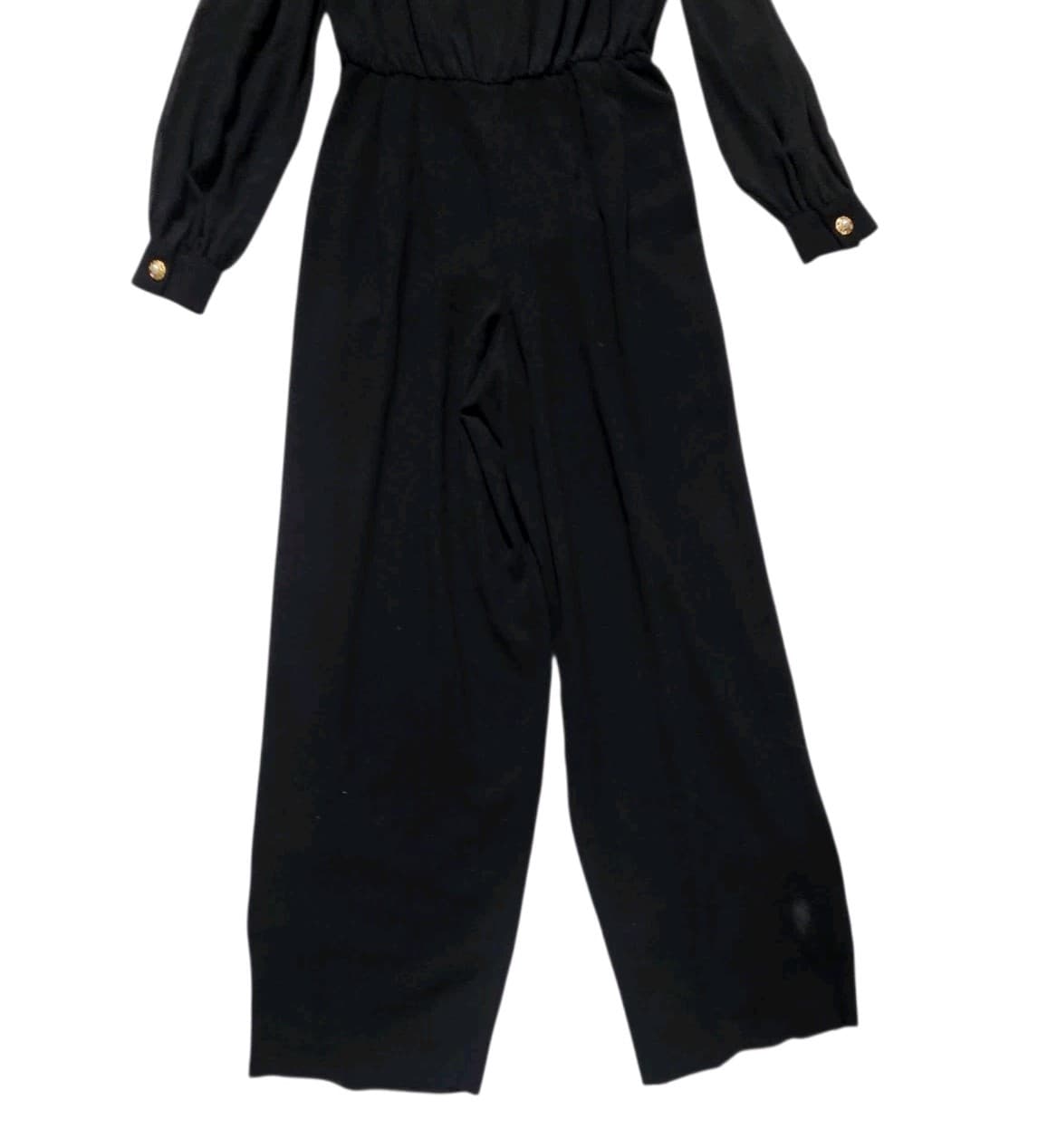Vintage Liz Claiborne Black Jump Suit Size 8 - Thumbnail 8