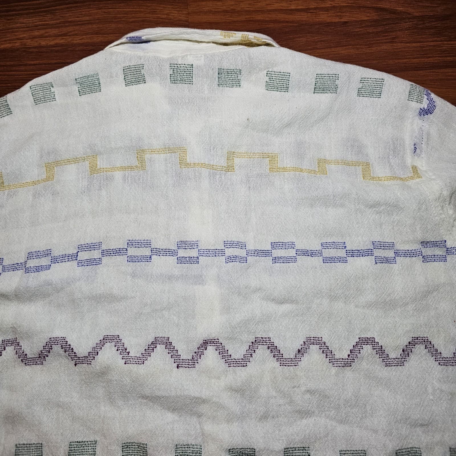 Made In Guatamala Button Up Shirt Womans Large - Thumbnail 9