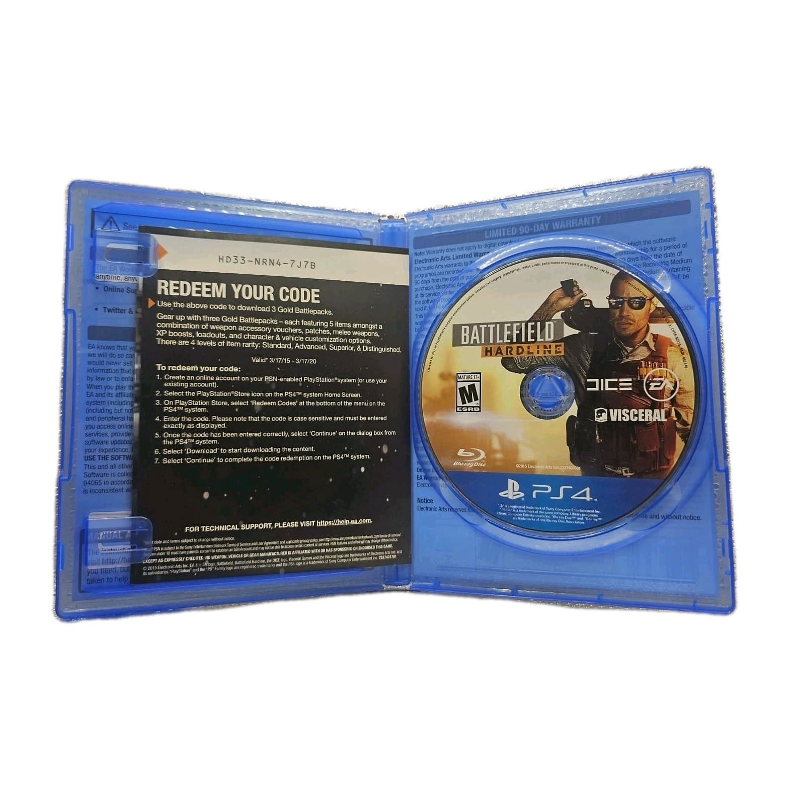 Battlefield Hardline (Sony PlayStation 4, PS4, 2014) - Thumbnail 3