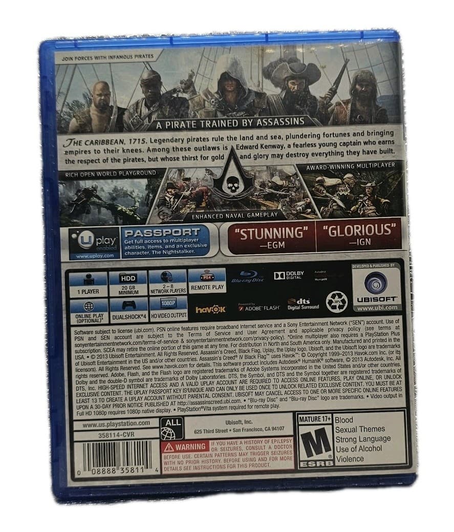 Assassin's Creed IV: Black Flag (Sony PlayStation 4, 2013) - Thumbnail 2