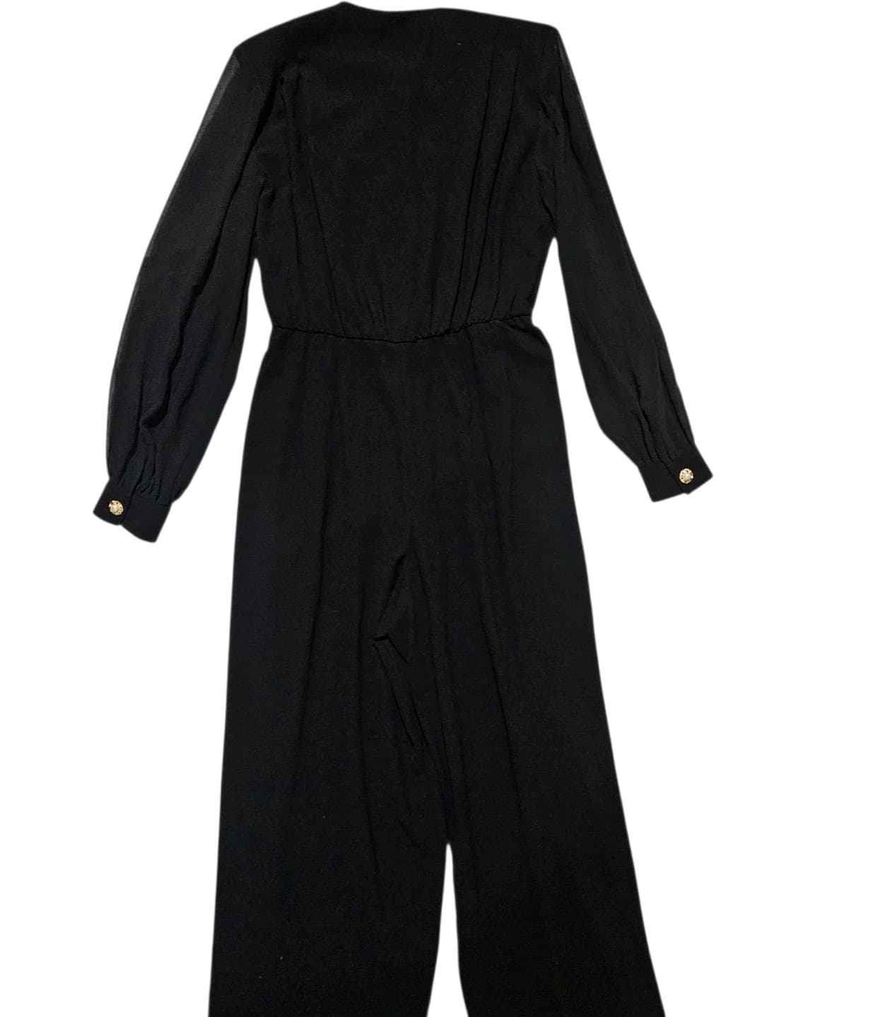 Vintage Liz Claiborne Black Jump Suit Size 8 - Thumbnail 7