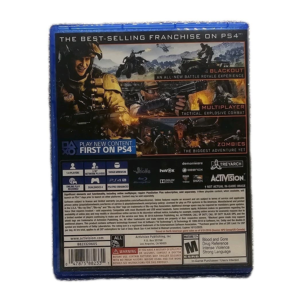 Call of Duty: Black Ops 4 (Sony PlayStation 4, 2018) - Thumbnail 2