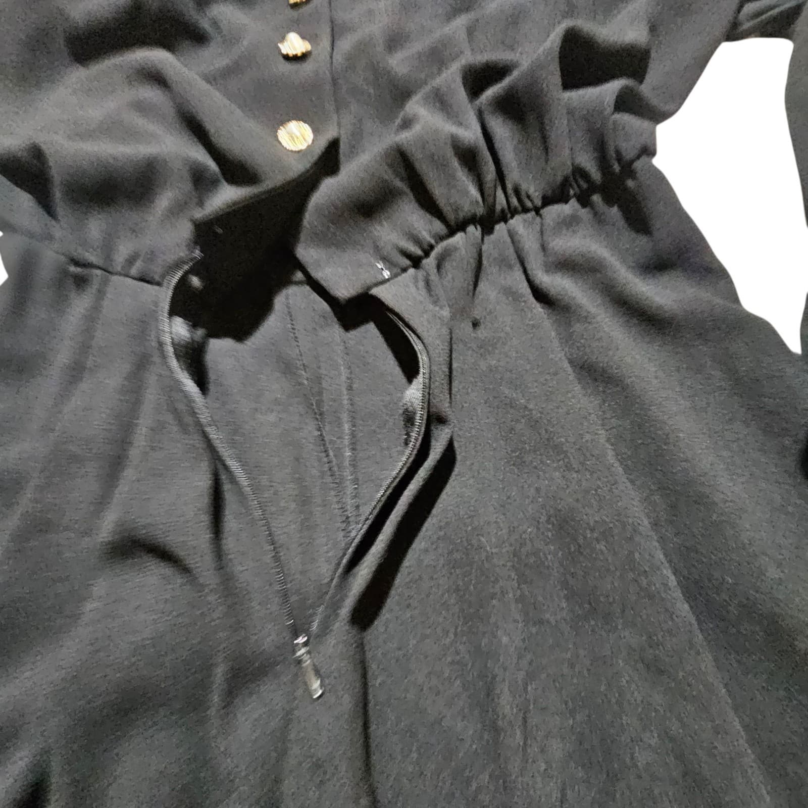 Vintage Liz Claiborne Black Jump Suit Size 8 - Thumbnail 11