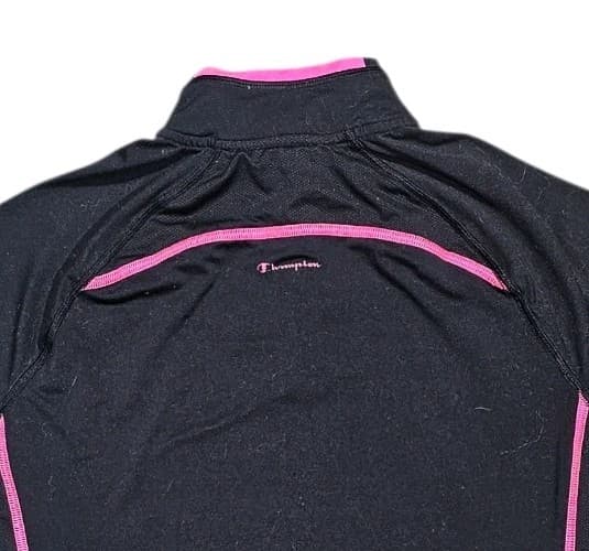 Champion Powertrain Women's Medium Athetic Long Sleeved Black Pink Accents - Thumbnail 7