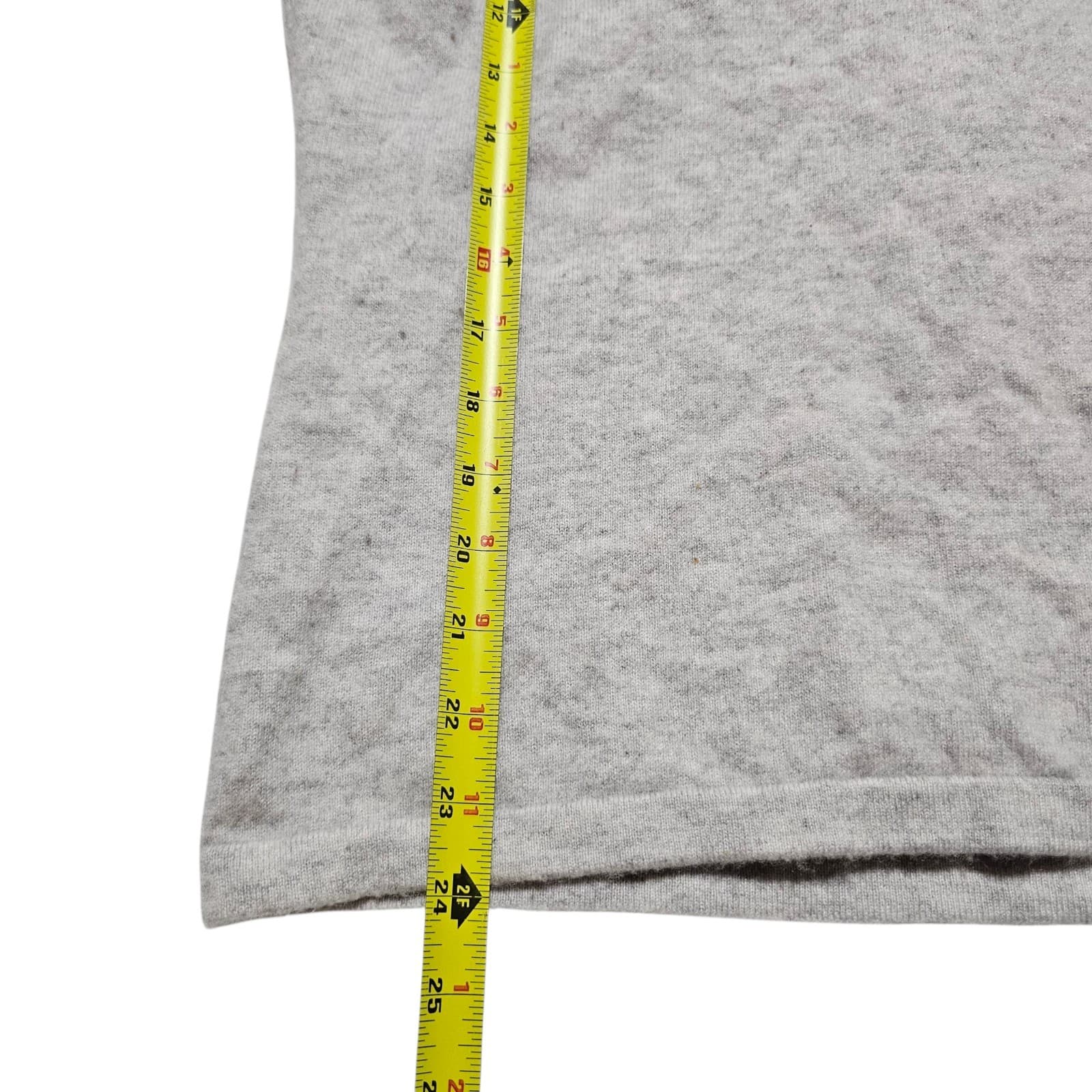 100% Cashmere Vneck Sweater By Pure Collection Size 8/10 - Thumbnail 13