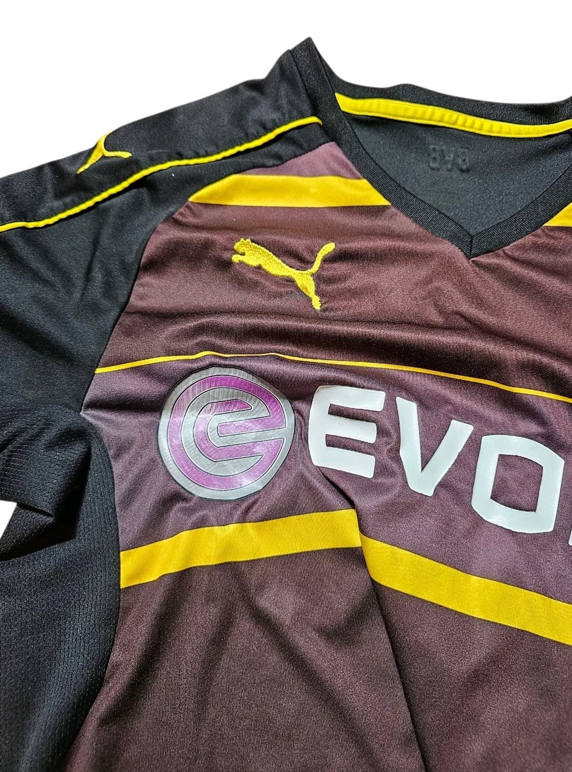 Puma: Borussia Dortmund 2016-17 Away Soccer Jersey Evonik BVB 09 Youth Xl - Thumbnail 4