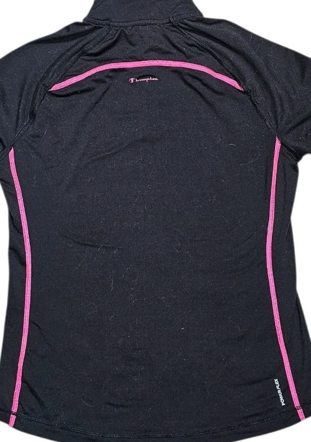 Champion Powertrain Women's Medium Athetic Long Sleeved Black Pink Accents - Thumbnail 6