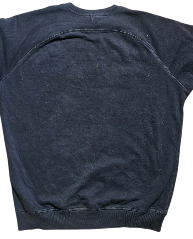 Gymshark Crest Sweatshirt Black Crew Neck Pullover Black womans Size Medium - Thumbnail 8