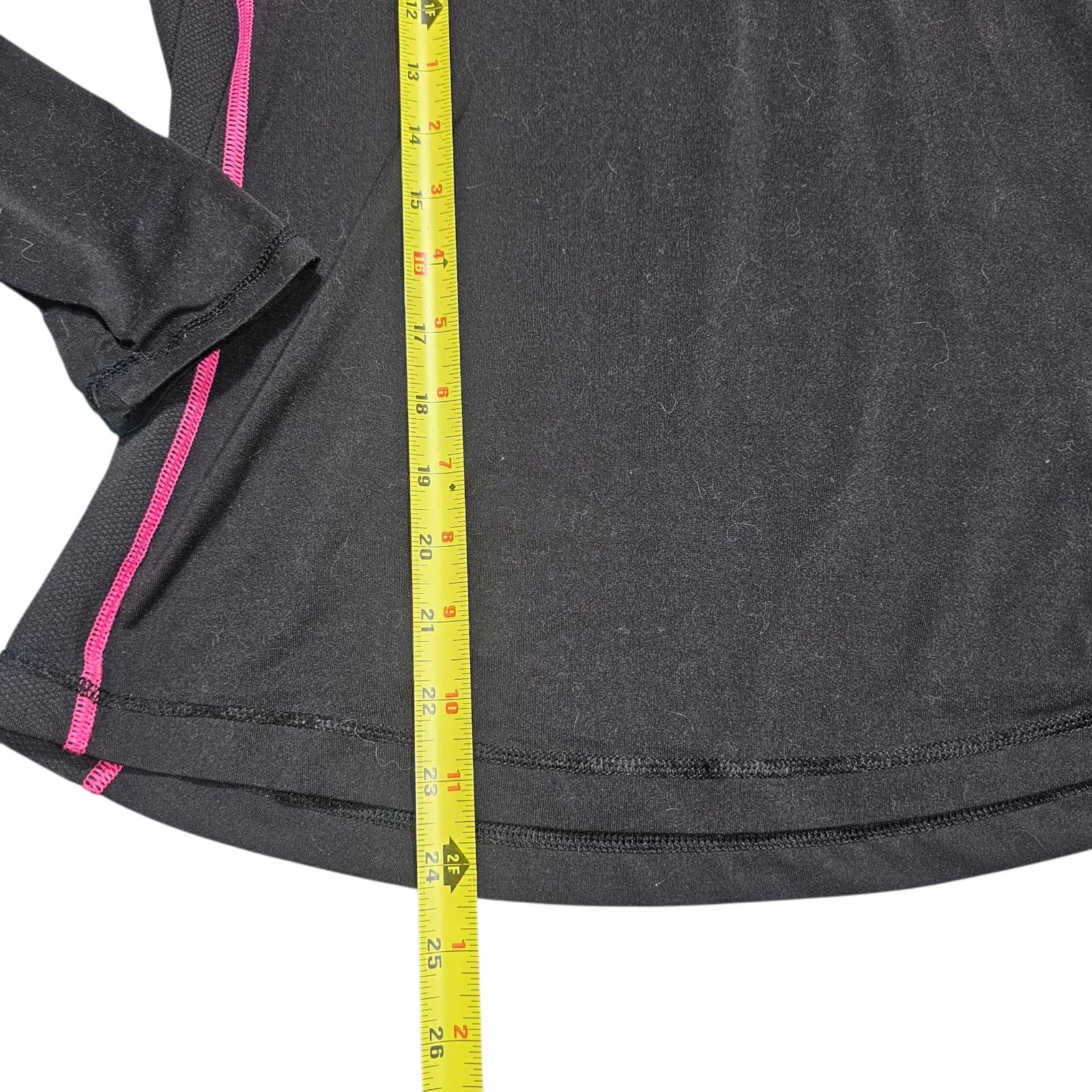 Champion Powertrain Women's Medium Athetic Long Sleeved Black Pink Accents - Thumbnail 8