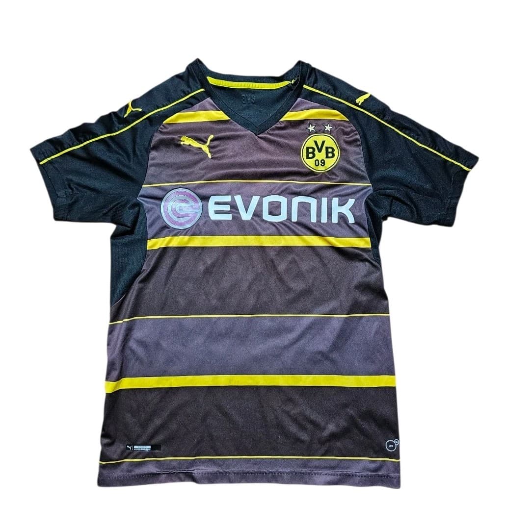 Puma: Borussia Dortmund 2016-17 Away Soccer Jersey Evonik BVB 09 Youth Xl