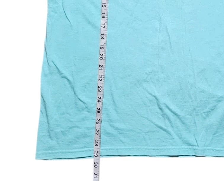 Vans Classic Fit Short Sleeve T-Shirt Size L Mint Green 100% Cotton Streetwear - Thumbnail 5
