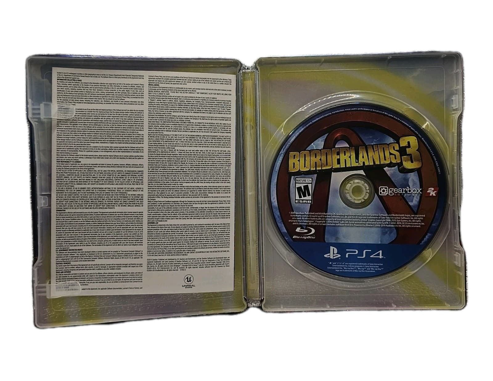 BORDERLANDS 3 Super Deluxe Edition exclusive Steelbook case and Game PS4 - Thumbnail 3