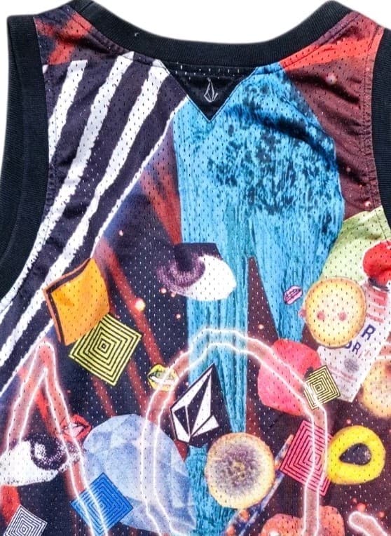 Volcom V- Line Vintage Y2K Rare Graphic Print Tank Top Mens Med - Thumbnail 4