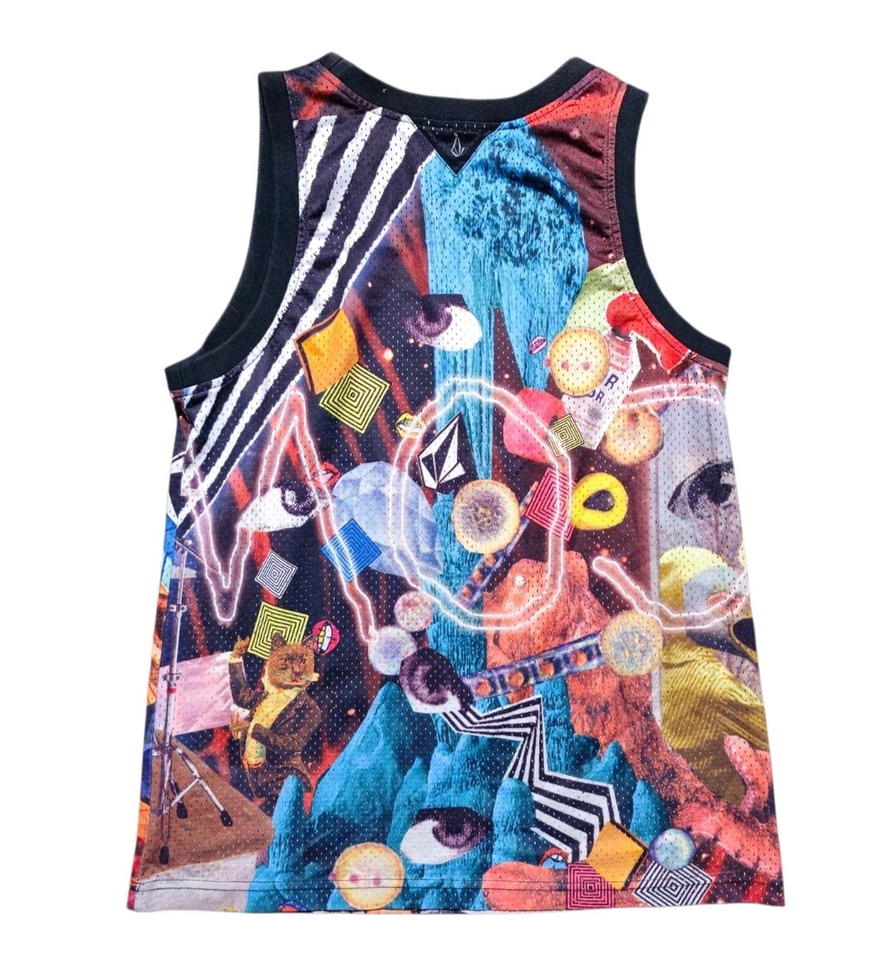 Volcom V- Line Vintage Y2K Rare Graphic Print Tank Top Mens Med