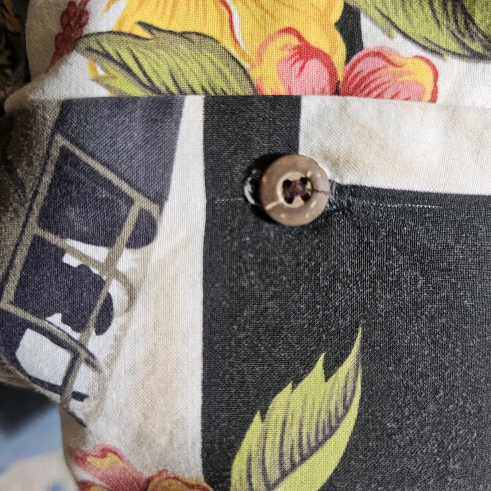 Kalaheo WWII Fighter Plane Bomber Shirt Hawaiian Camp Aloha Mens Vintage Large - Thumbnail 18
