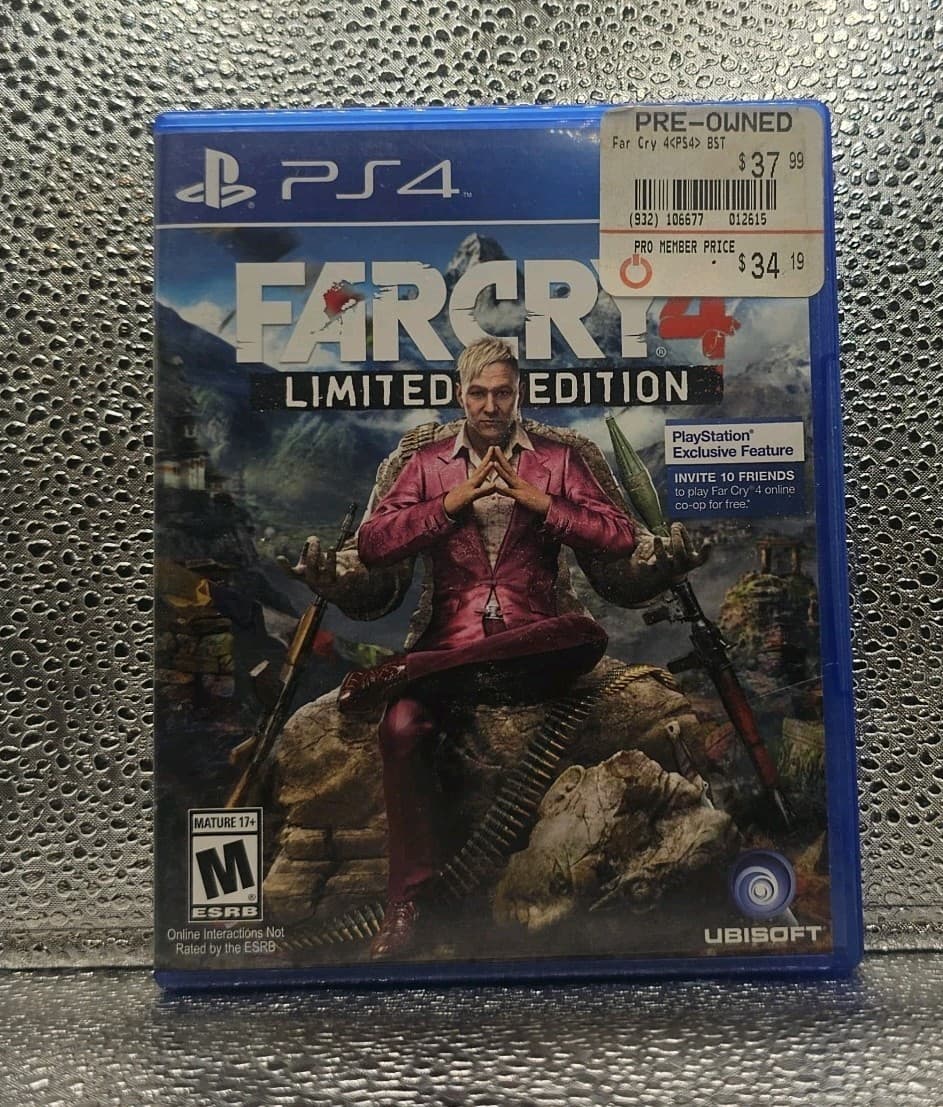 Far Cry 4 Limited Edition (Sony PlayStation 4, 2014) PS4