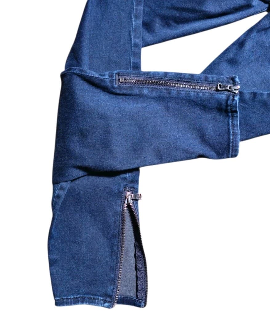 Ann Taylor Jeans Woman's Size 4 Ankle Zip Dark Wash - Thumbnail 8