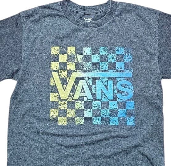 Vans Grey T-shirt Youth Size Large - Thumbnail 2
