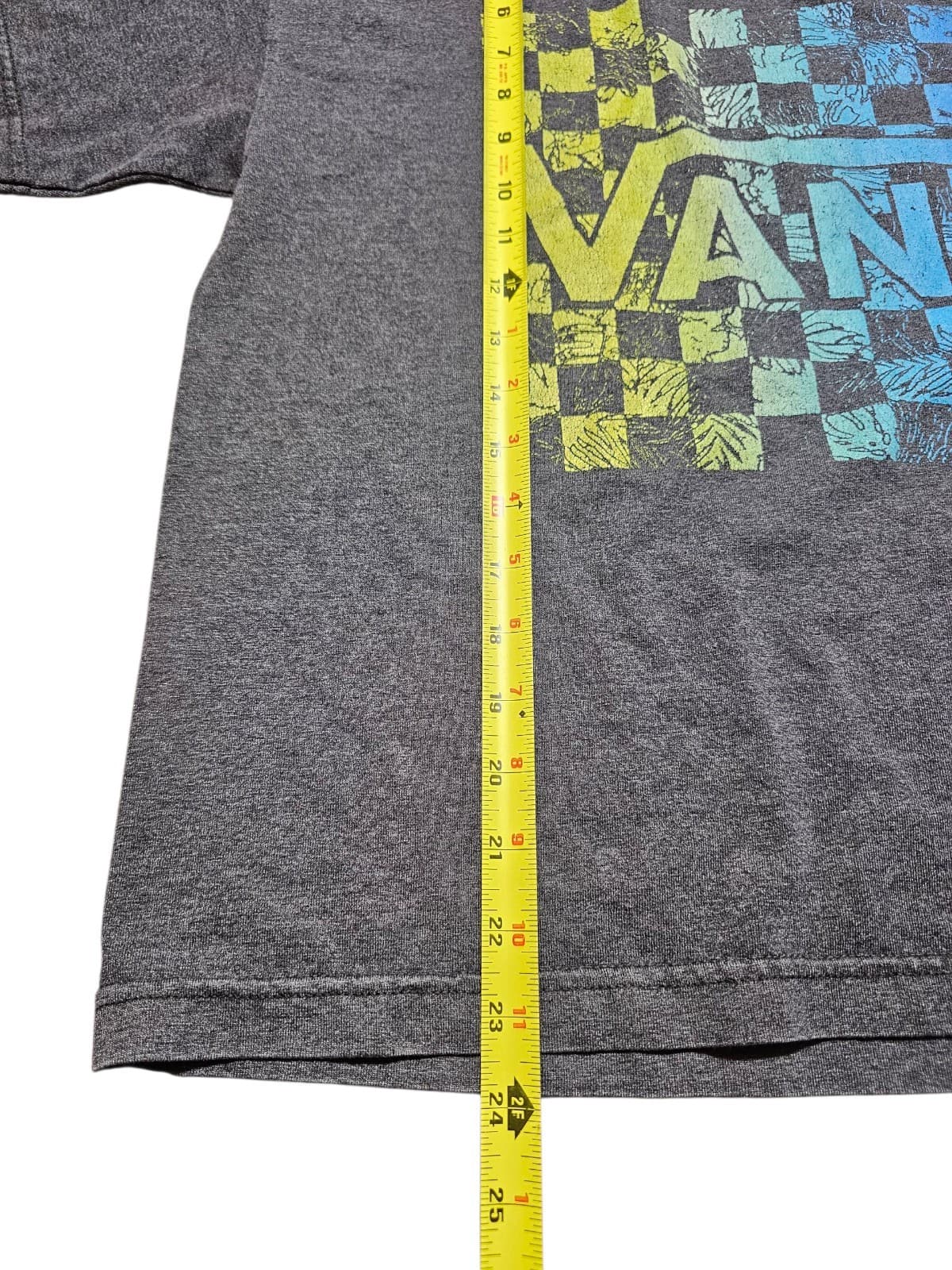 Vans Grey T-shirt Youth Size Large - Thumbnail 5