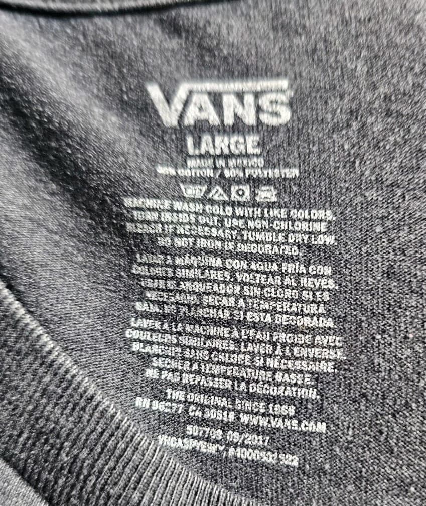 Vans Grey T-shirt Youth Size Large - Thumbnail 7