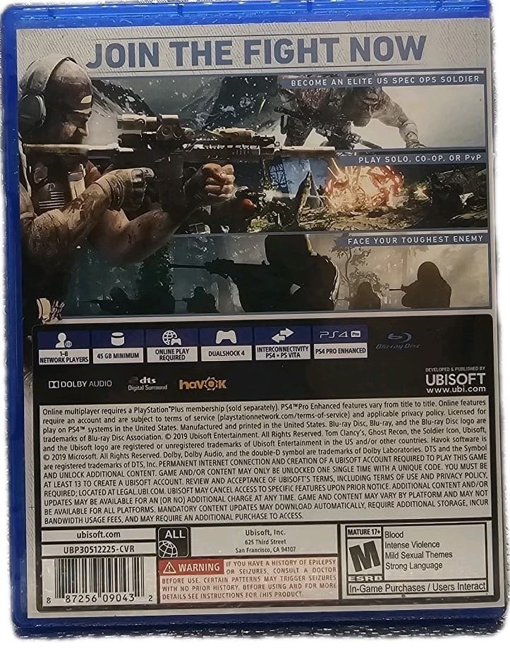 Ghost Recon: Breakpoint - Sony PlayStation 4 - Thumbnail 2