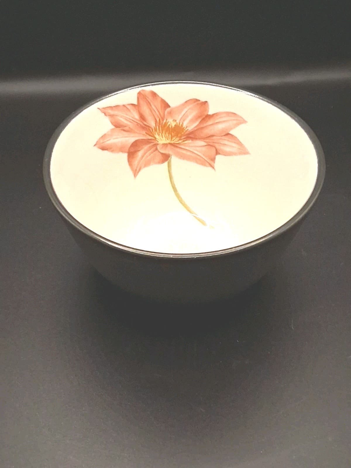Noritake Colorwave Graphite Fruit Dessert Bowl One Bowl Clematis - Thumbnail 4