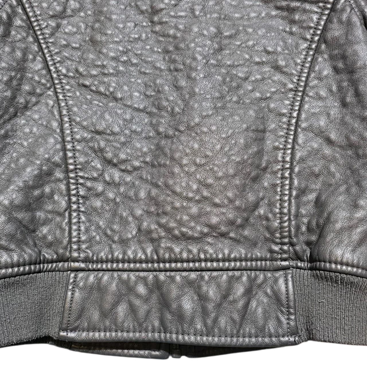 Urban Republic Hooded Faux Leather Bomber Jacket Boys Size 5/6 - Thumbnail 10