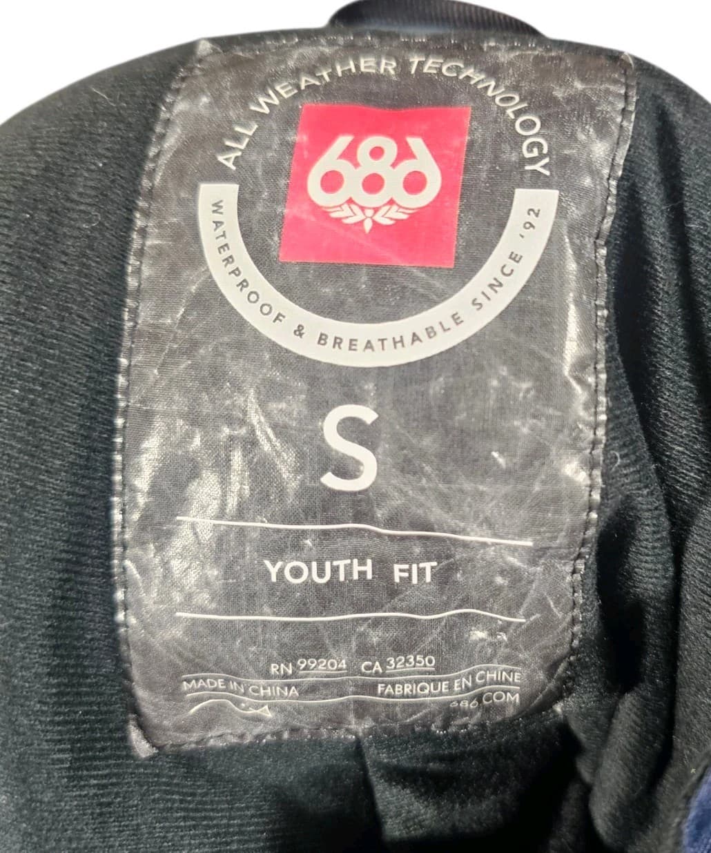 686 All Weather Technology Youth Snow Boarding Pants Size Small Water Proof - Thumbnail 11