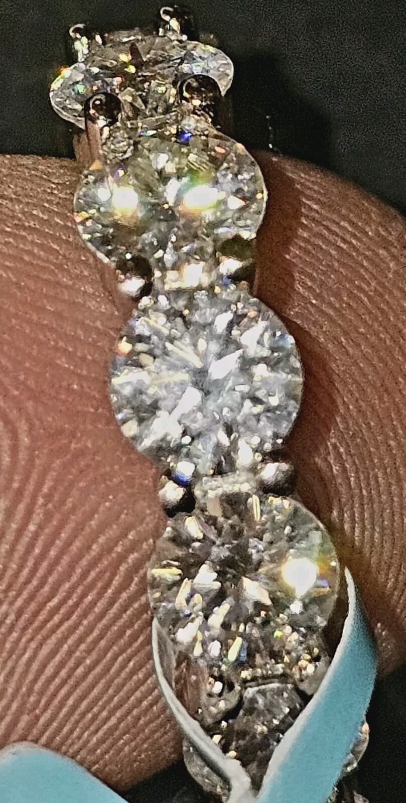 Moissenite 6 C And 925 Sterling Silver Engagement Ring Size 6 - Thumbnail 8