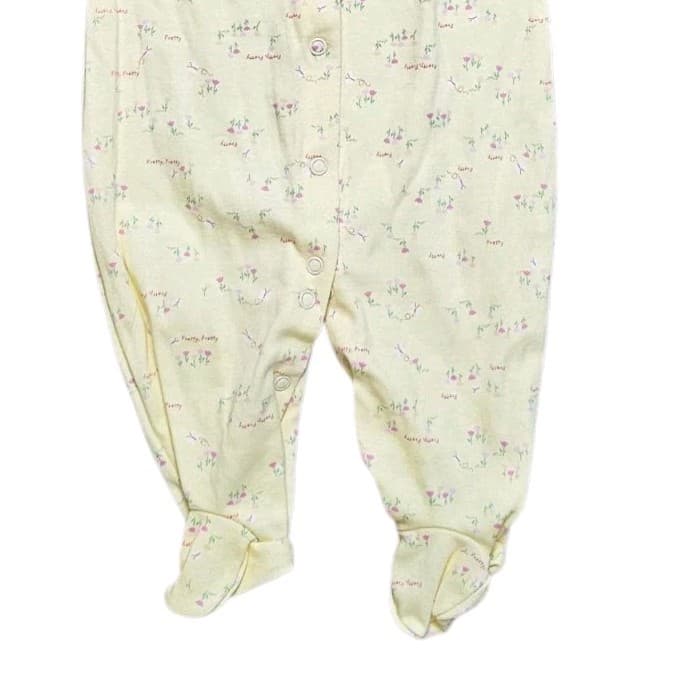 Carter's Starters Girls Yellow W Flowers 6-9 Months Sleeper Nwt 100% Cotton - Thumbnail 6
