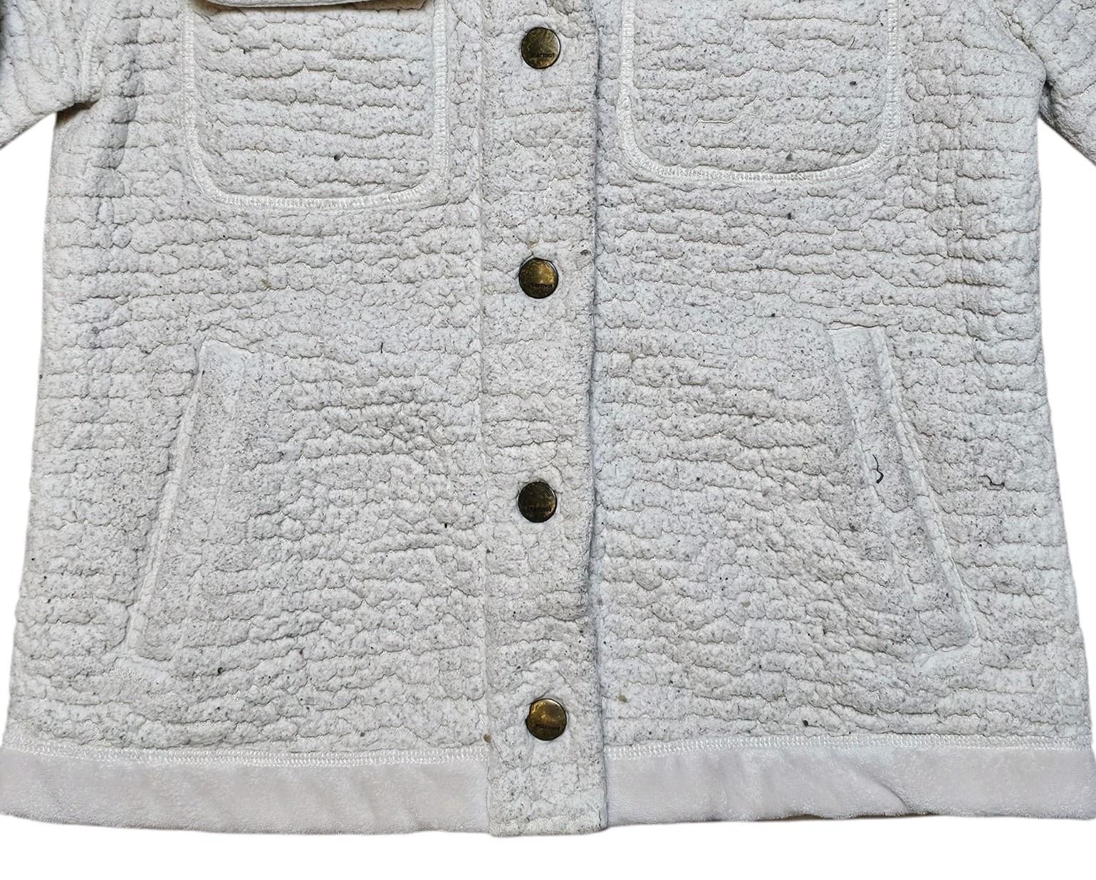 Marmot Fleece Jacket Button Up Casual Cream Sweater Women’s Size S/P - Thumbnail 4