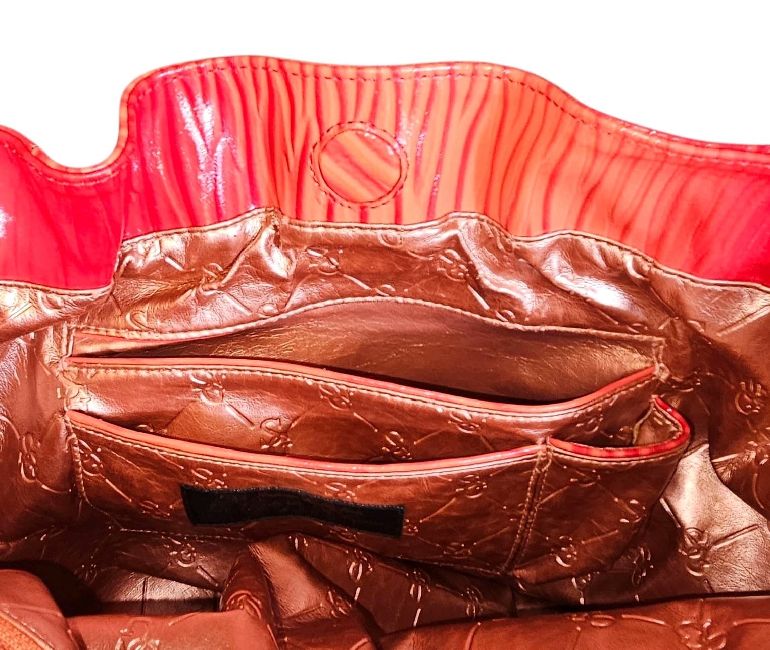 La Gioe Di Toscana By Sharon Gioe Italian Leather Hand Bag Couture Collection - Thumbnail 11