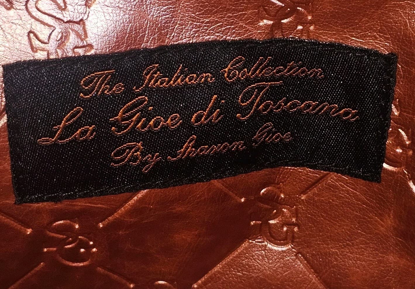 La Gioe Di Toscana By Sharon Gioe Italian Leather Hand Bag Couture Collection - Thumbnail 10