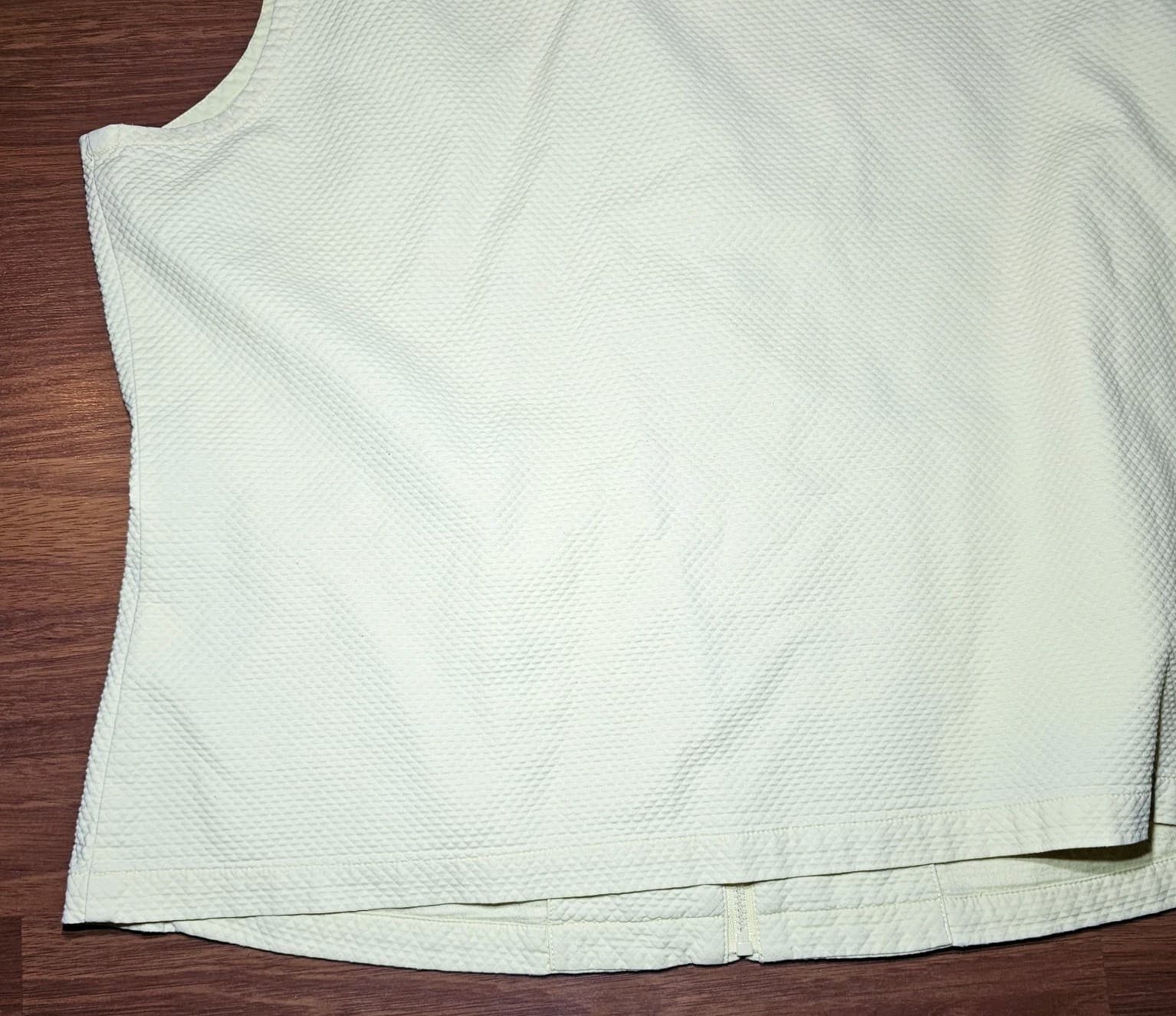 Eilewn Fisher Women's Size L Vest Yellow 2 Pockets Fleece Lined - Thumbnail 10