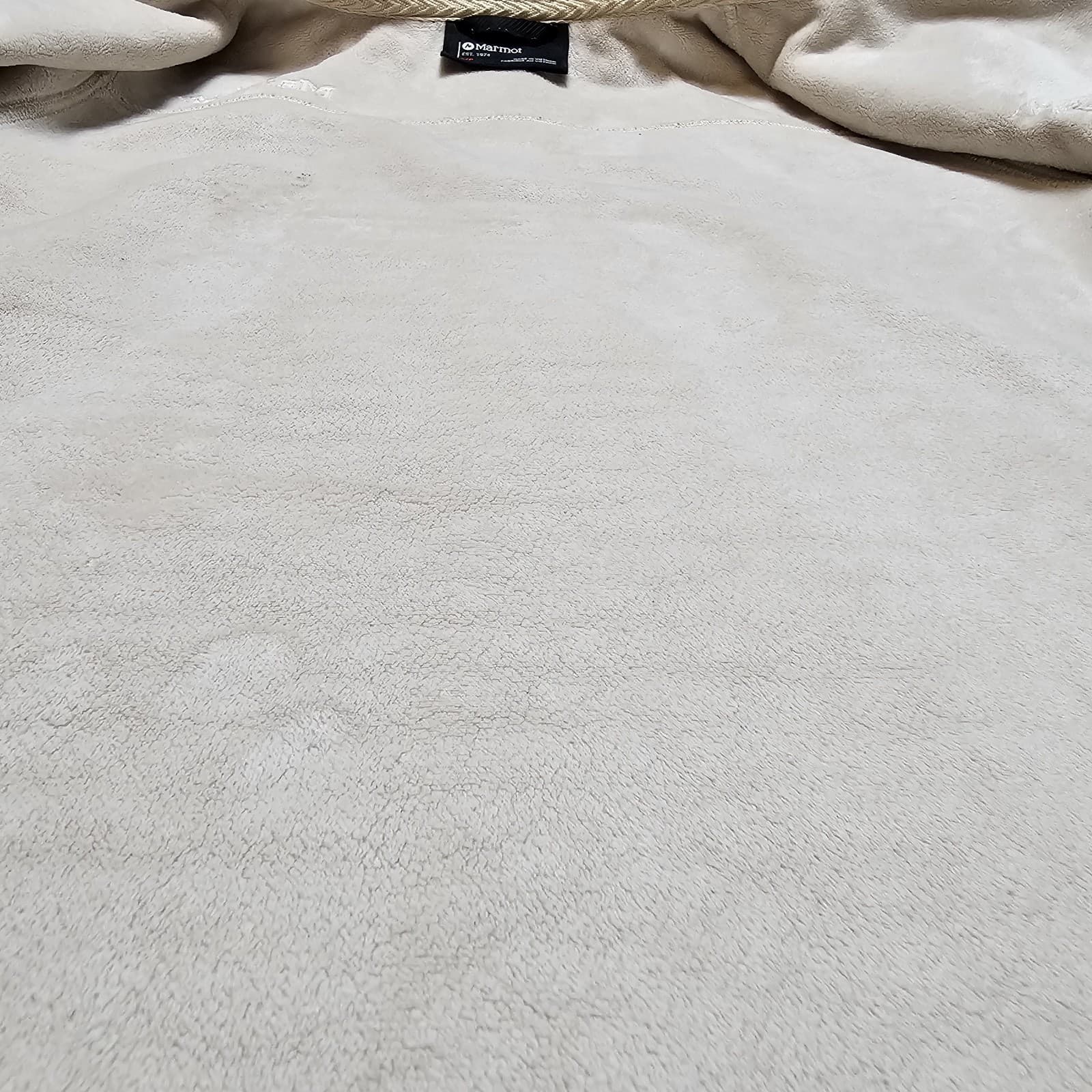 Marmot Fleece Jacket Button Up Casual Cream Sweater Women’s Size S/P - Thumbnail 15
