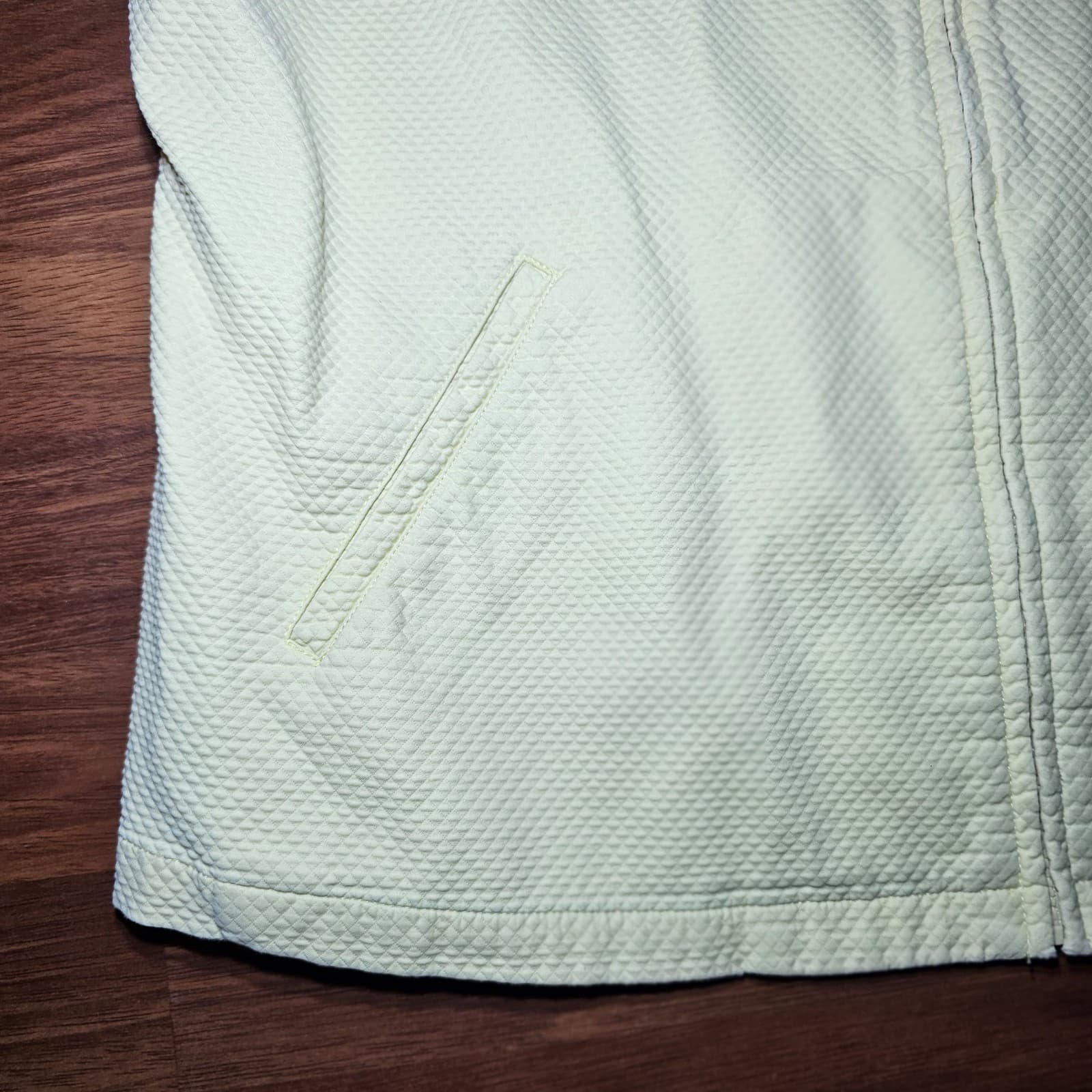 Eilewn Fisher Women's Size L Vest Yellow 2 Pockets Fleece Lined - Thumbnail 6